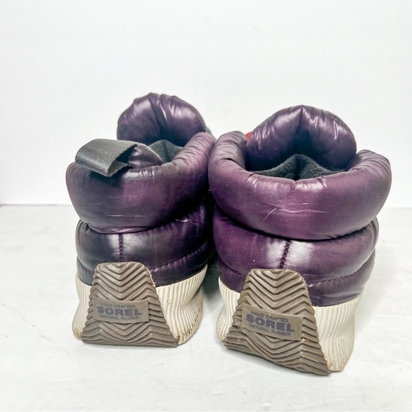 Sorel Out N About Puffy Lace Boots Insulated Women’s Boots Purple Size 9 Women’s - Picture 3 of 7